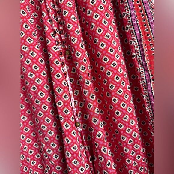 Tigerlily size 4 small s Belize Shani Wide Leg Pant - Belize Berry 100% viscose - Picture 4 of 8